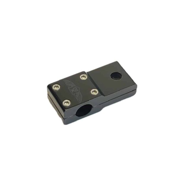 Motorcycle Mounting Bracket 5/8" Round Black