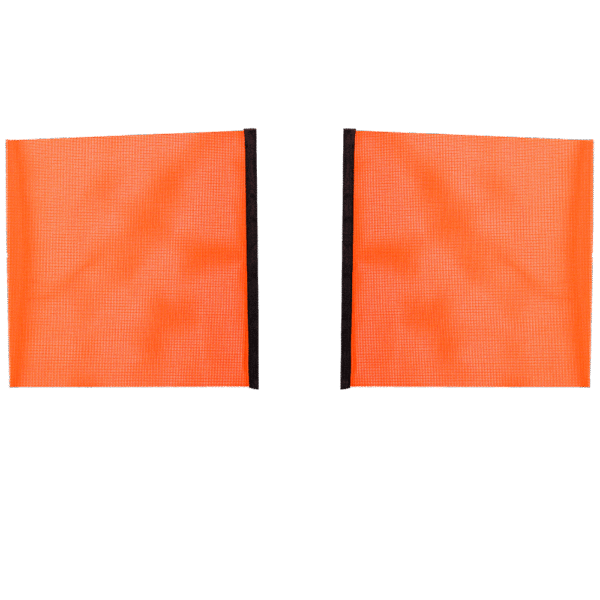 Pilot Car Replacement Flags (Set of 2, Red or Orange)